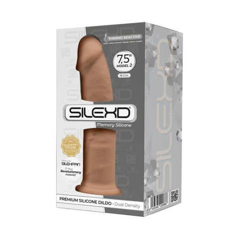 Silikonowe miękkie dildo realistyczny wygląd 19 cm