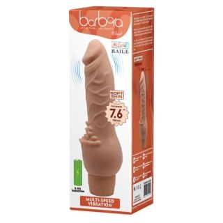 Realistyczny penis z wypustkami do łechtaczki 19cm