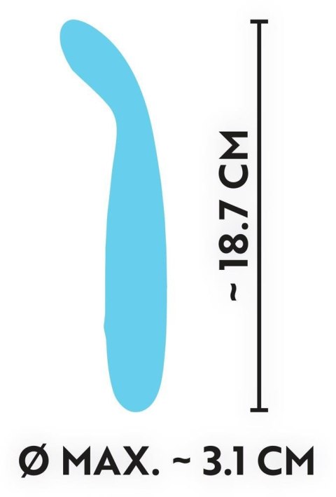 Wibrator masażer do punktu G nieduży 7 trybów 18cm