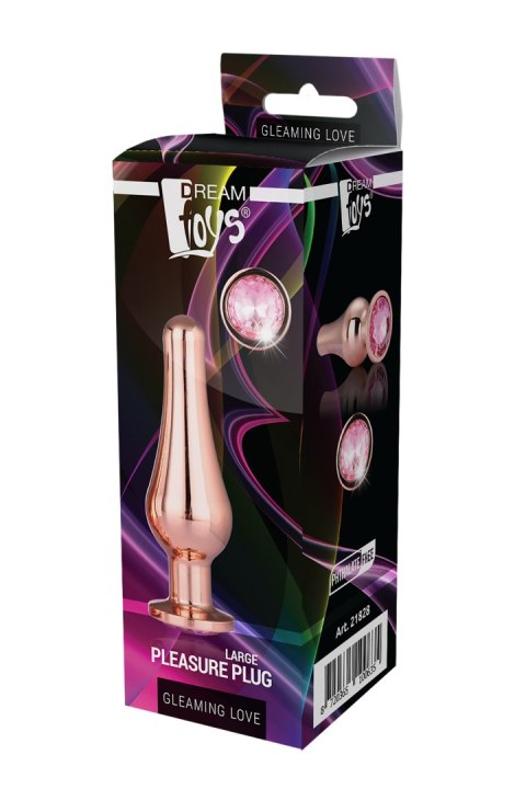 GLEAMING LOVE ROSE GOLD PLEASURE PLUG L