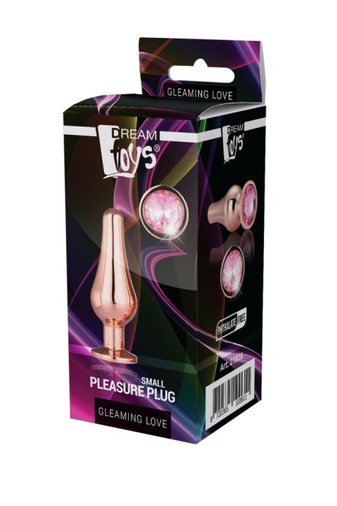 GLEAMING LOVE ROSE GOLD PLEASURE PLUG S