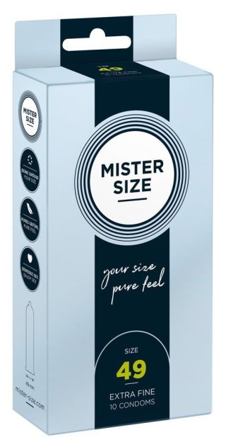 Mister Size 49mm pack of 10