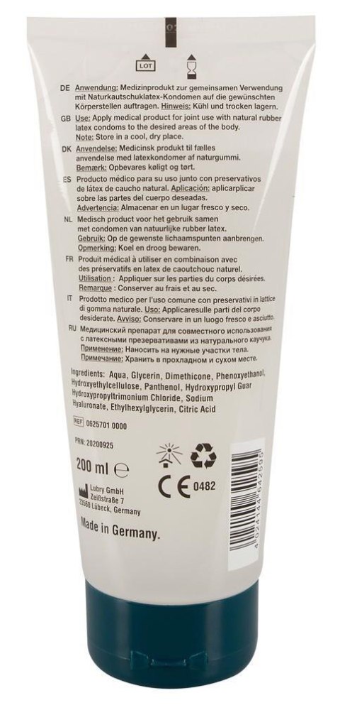 Analny żel nawilżający lubrykant premium 200 ml