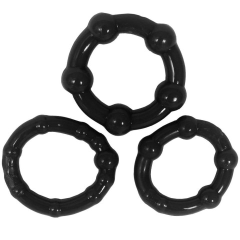 Quickes Pro - Vibrating masturbator + 3 pack cockring